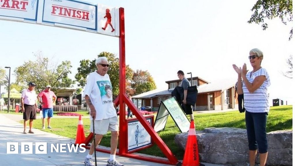 Terry Fox Run: Man, 94, raises $1m for cancer after diagnosis