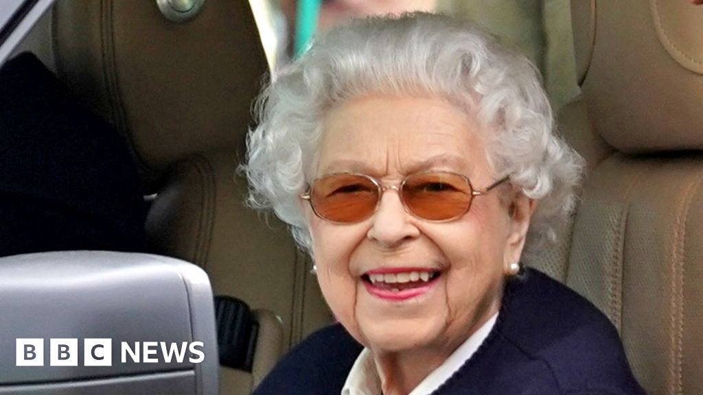 Queen arrives at Royal Windsor Horse Show