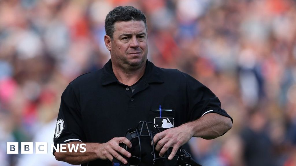 Major League Baseball umpire probed over impeachment 'civil war threat'