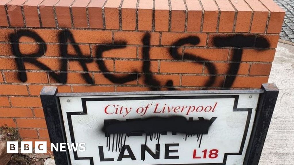 Penny Lane signs defaced in Liverpool over slavery claims