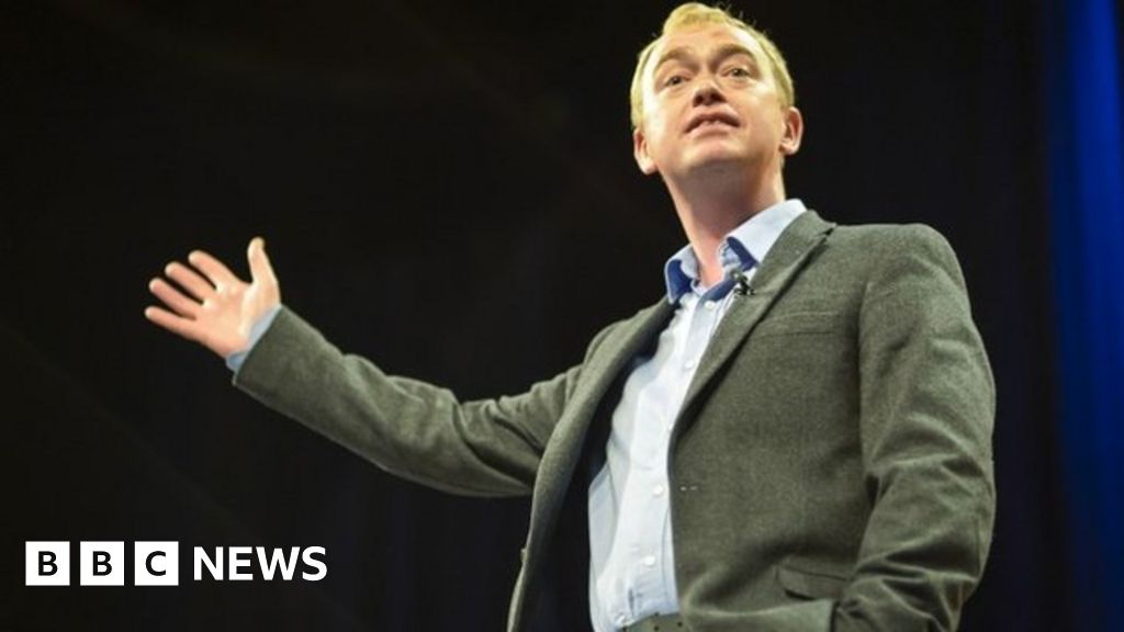 Lib Dem's Farron Addresses Conference - BBC News