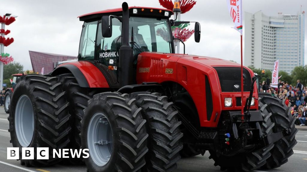 Ukraine war: Vladimir Putin gets a tractor for his 70th birthday – BBC