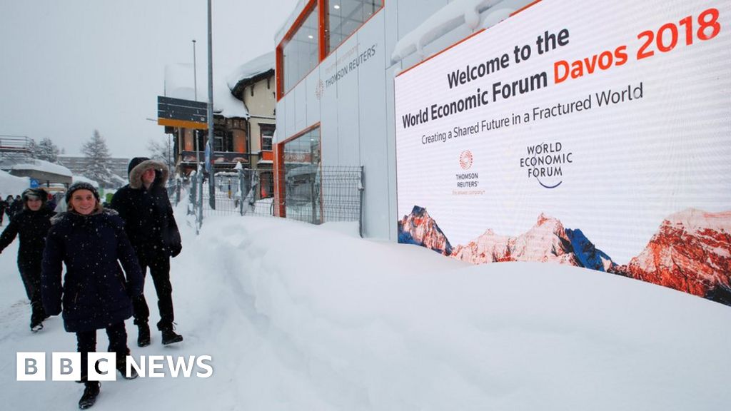 Davos 2018 Bosses Confident Global Growth Will Continue Bbc News