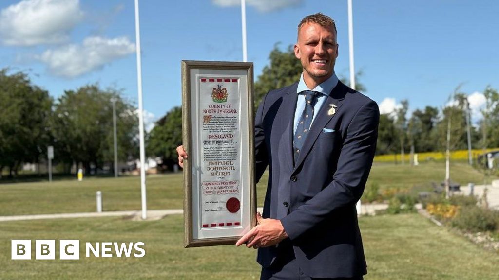 Newcastle Defender Dan Burn Awarded Freedom of Northumberland