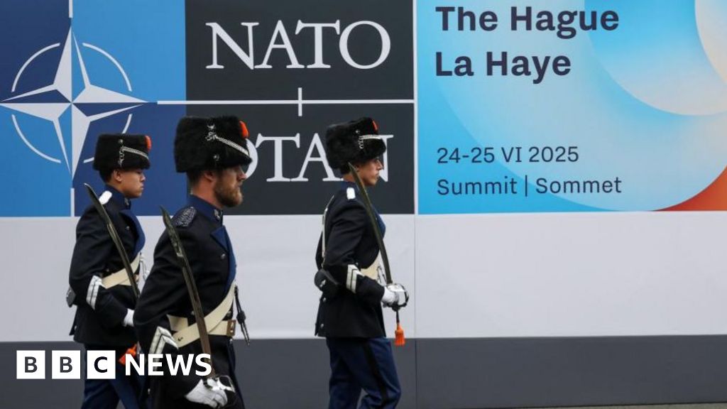 Leaders gather in Hague as Nato chief Rutte says higher spending top priority
