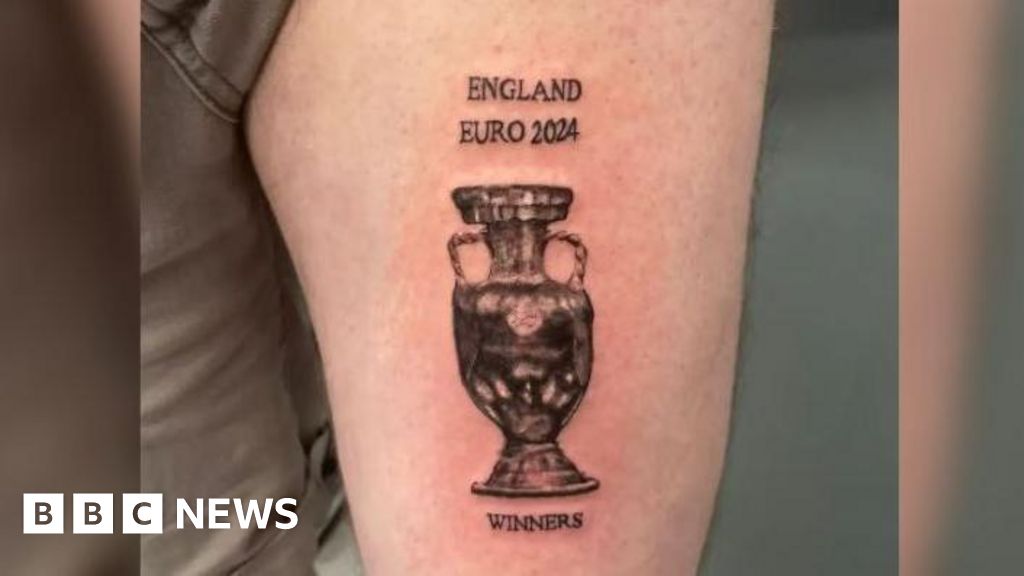 Euro 2024: England fan doesn’t regret ‘Euro winners’ tattoo