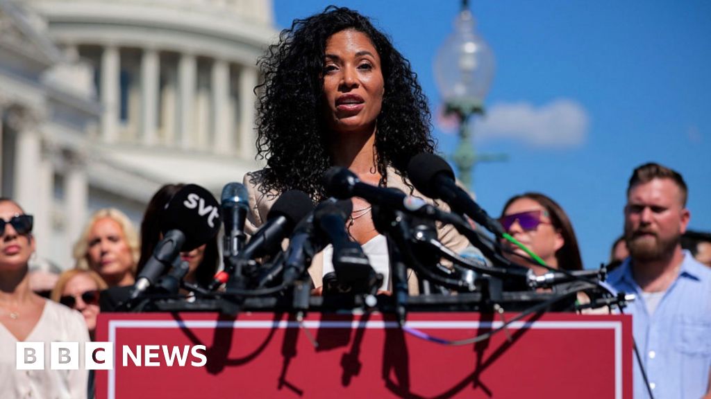 Watch: Epstein accusers speak outside US Capitol