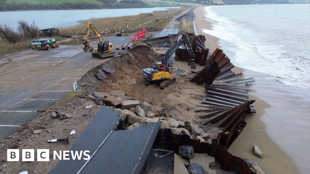 bbc.co.uk - Kirk England - Costs for collapsed Torcross coastal road 'already &pound;100k
