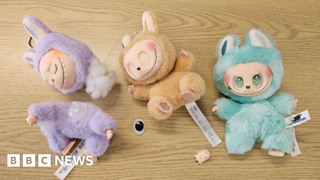 Fake Labubu dolls seized in Douglas amid potential danger warning