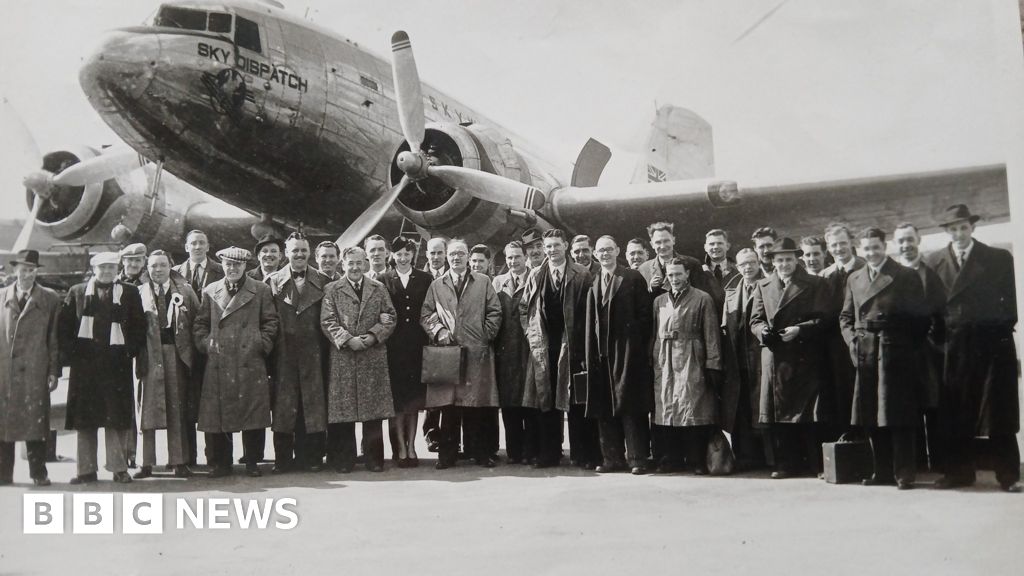 Factory trip from Coventry Airport to England match remembered
