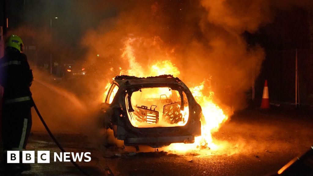 Boy, 11, arrested on suspicion of police car arson