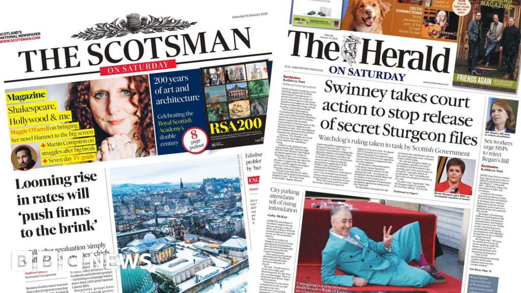 Scotland's papers: Firms 'on brink' and 'secret' Sturgeon files