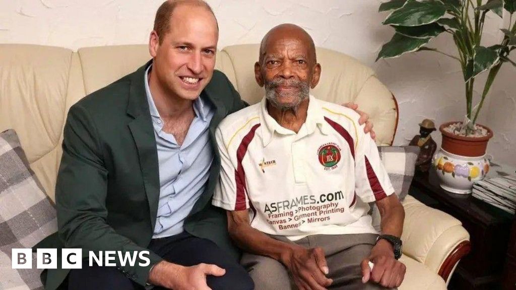 Prince William pays tribute to Windrush pioneer