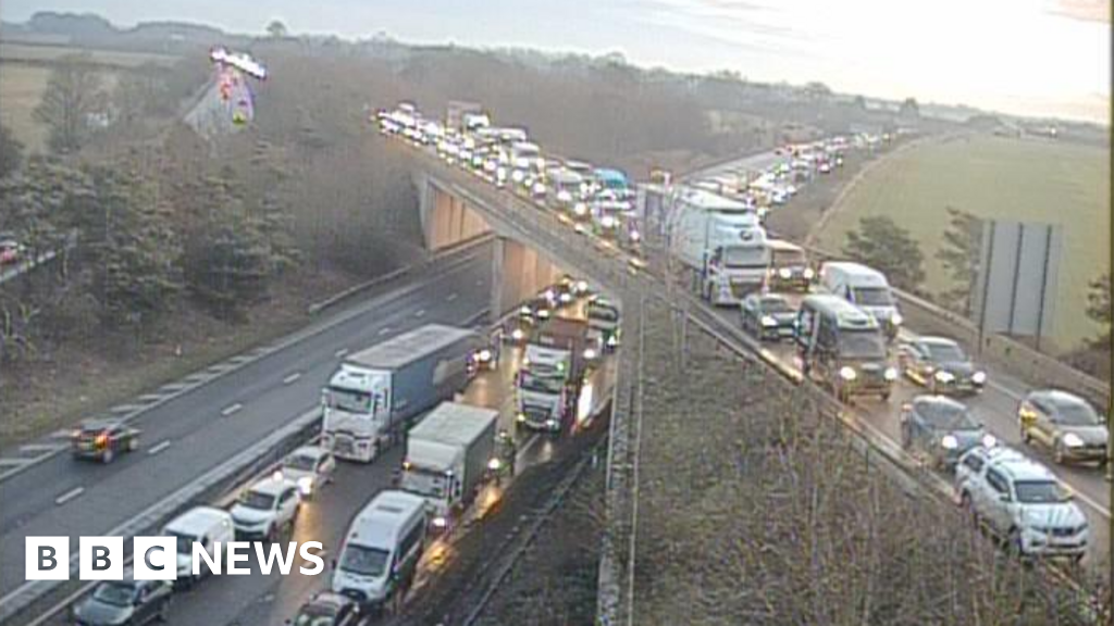 Multiple Crashes Cause Delays on A14