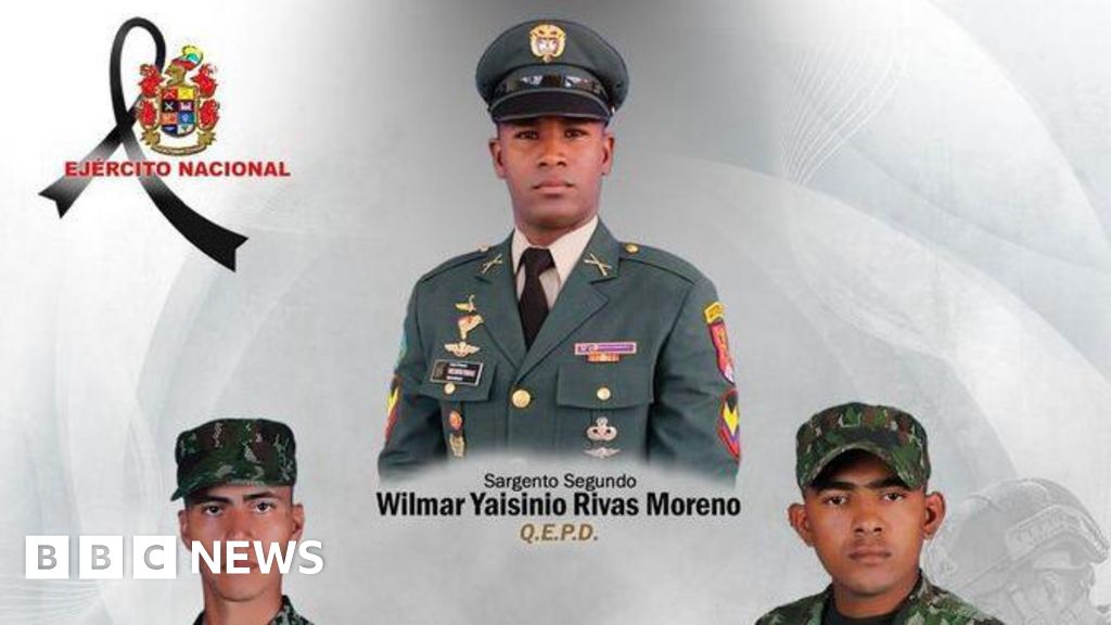 Three Colombian soldiers killed in drone attack