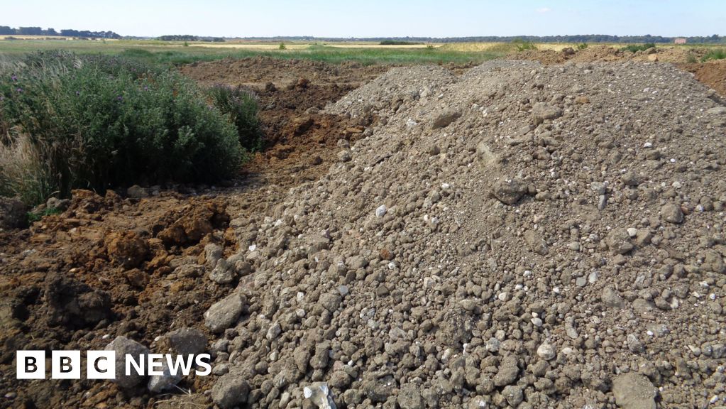 Five firms fined £70,666 over illegal dumping of 121,000 tonnes waste in Suffolk