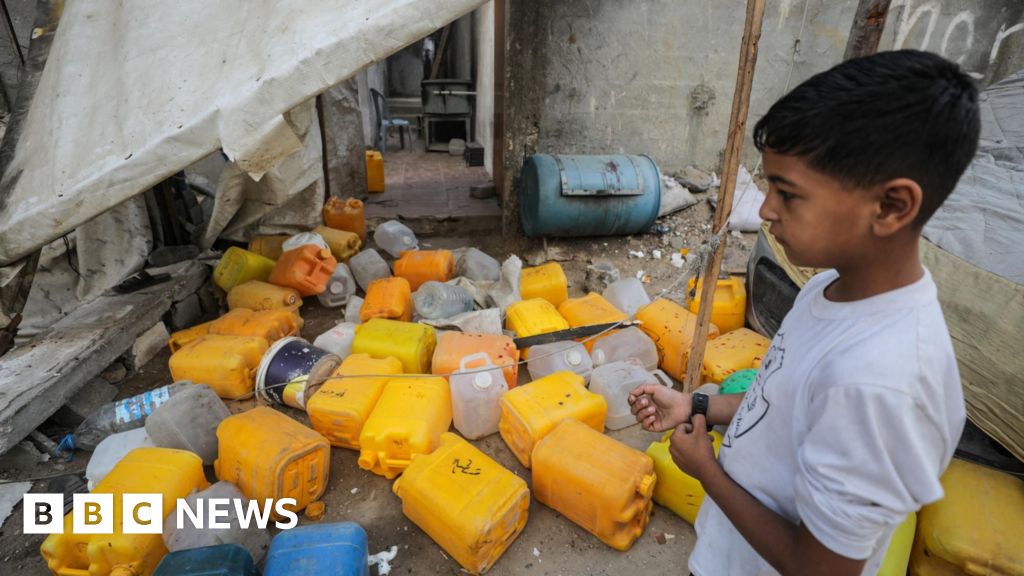 Gaza father's outrage after Israeli strike kills son 'searching for sip' at water point