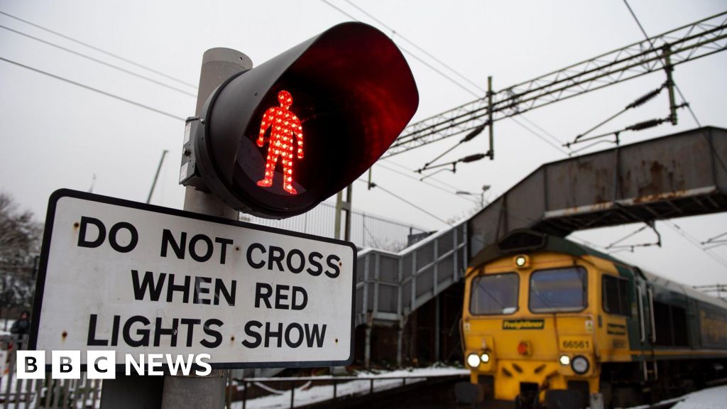 Rail signs call after runner's death at crossing