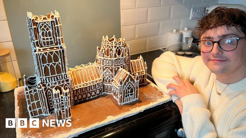 Littleport baker creates gingerbread model of Ely Cathedral
