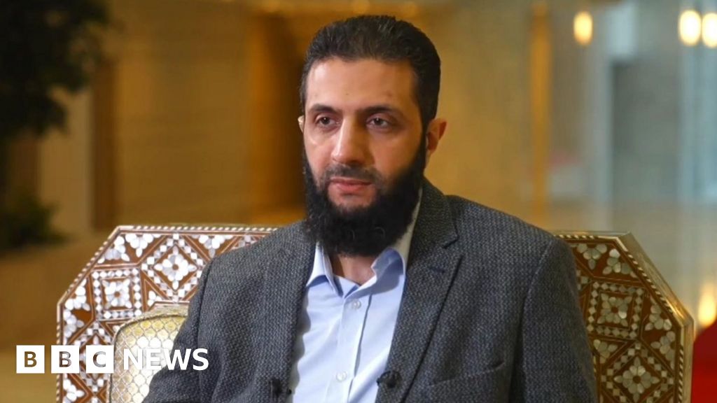 Watch: BBC speaks to Syrian rebel leader Ahmed al-Sharaa