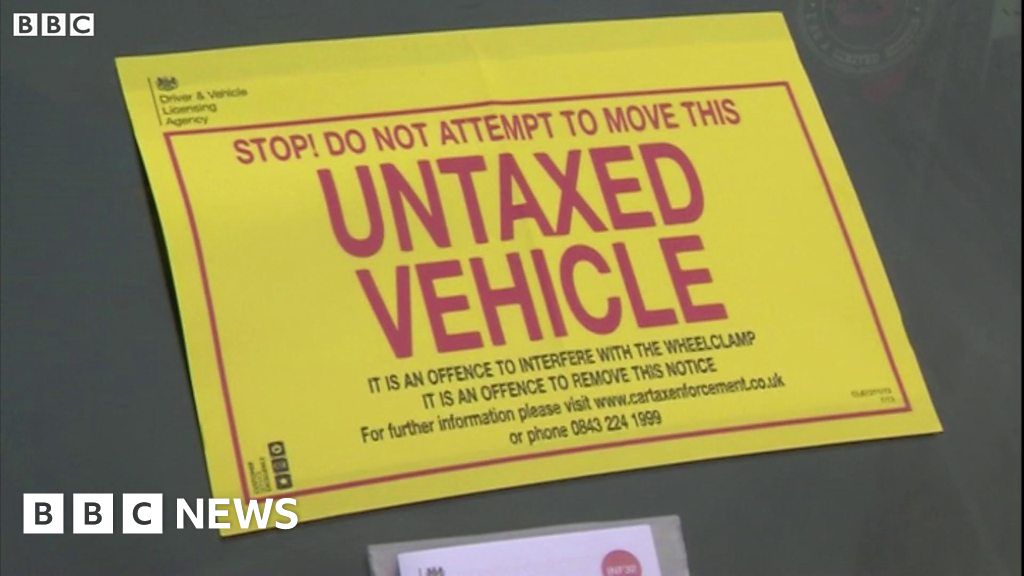 DVLA clamps down on untaxed vehicles BBC News