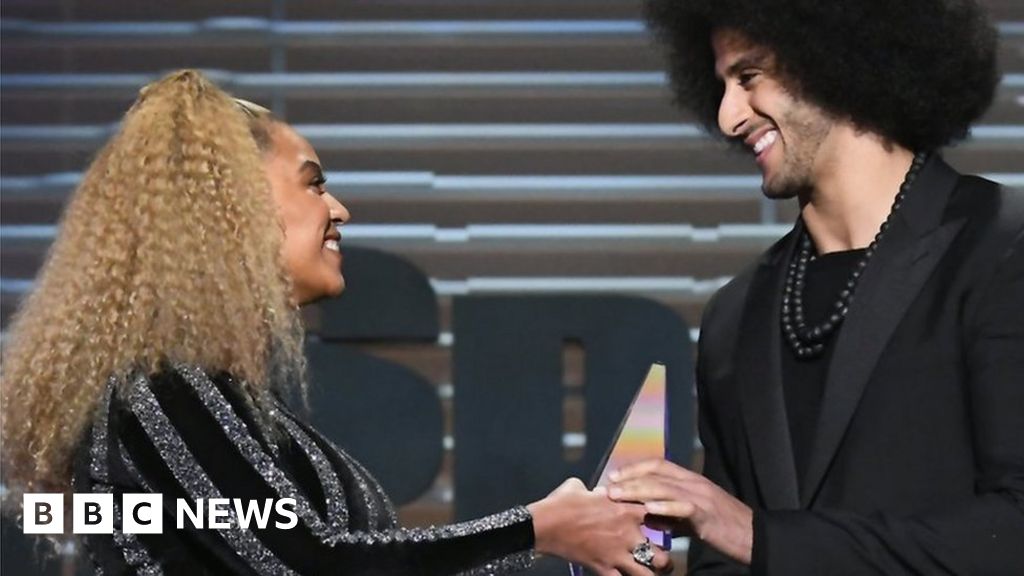 Beyonce hails 'selfless' black rights protest sportsman