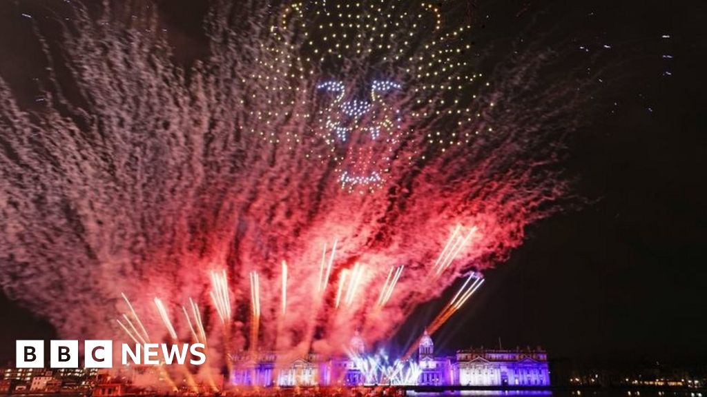 Fireworks and Big Ben mark subdued UK new year amid Covid spread