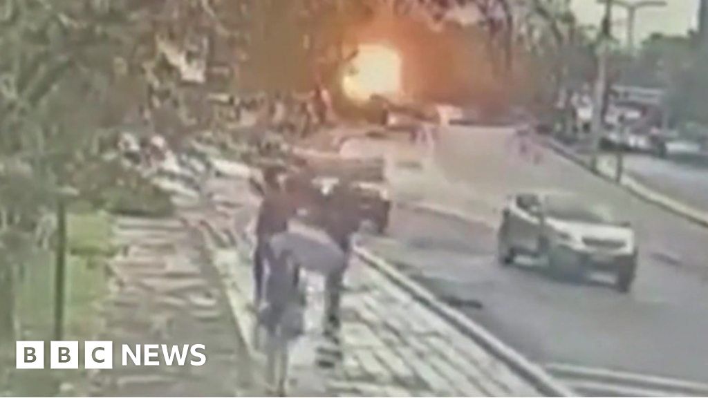 CCTV shows moment of Turkey blast