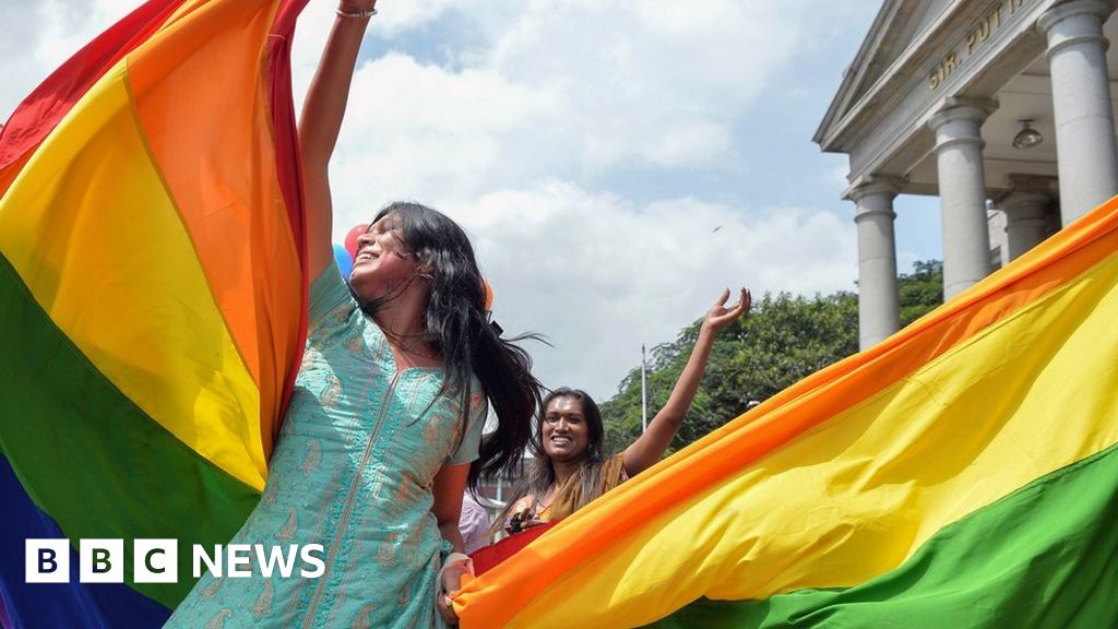 Joy In India After Landmark Ruling Legalises Gay Sex Bbc News