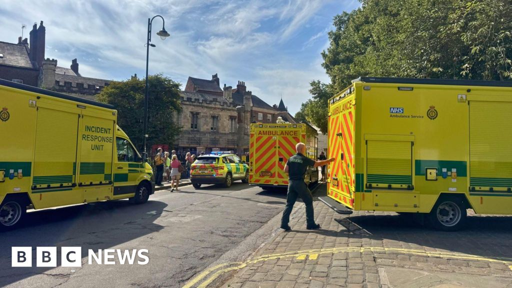 bbc.co.uk - Emily Johnson - Rescue at York Minster following tower medical incident