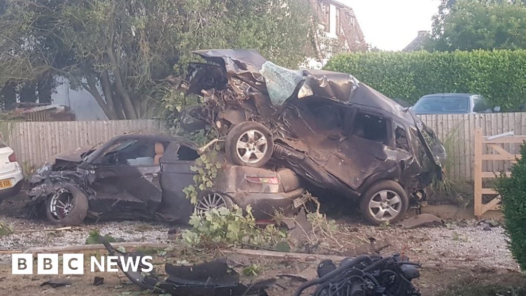 Chichester driveway crash Man dies and six injured BBC News