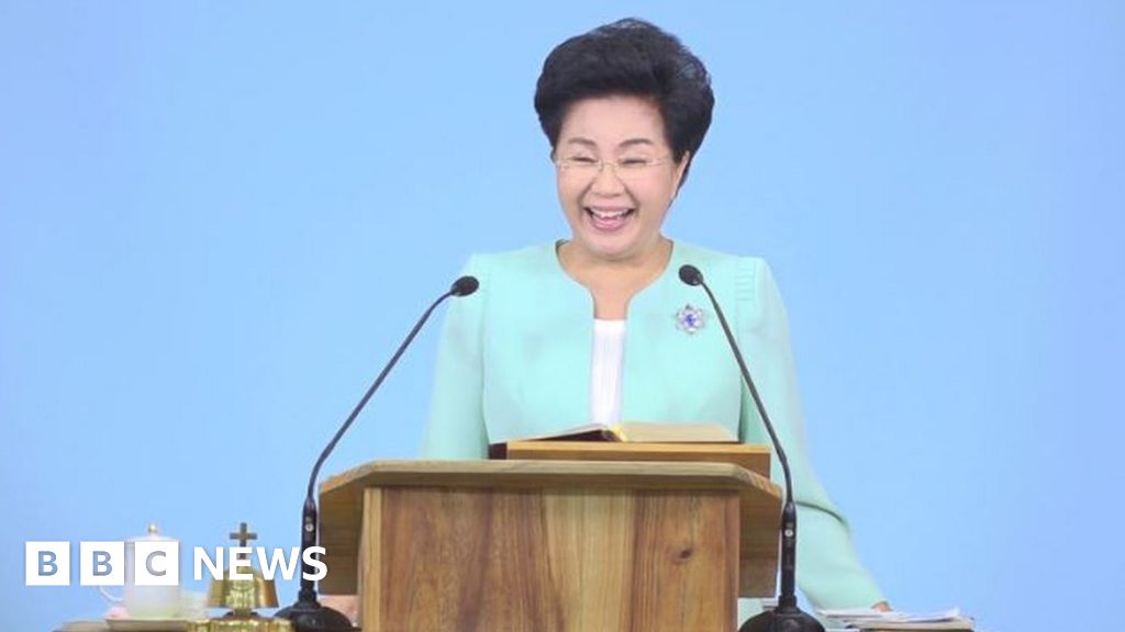 Shin Ok-ju: S Korean doomsday cult leader jailed for six years