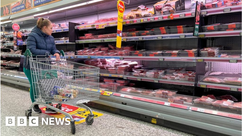 Meat and dairy prices push food inflation to new high
