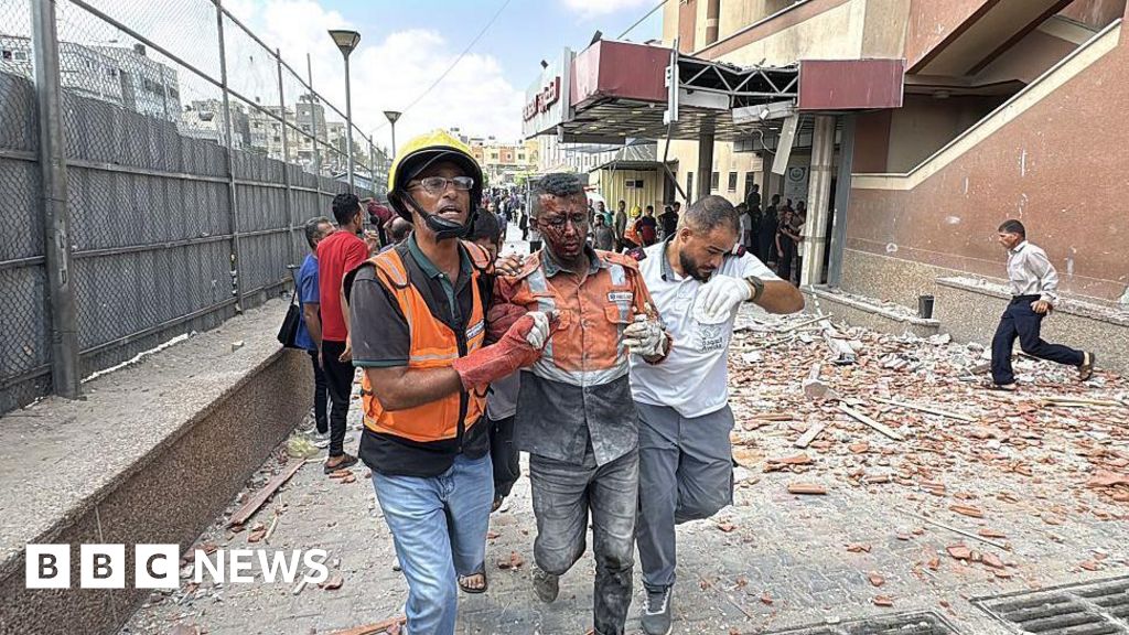 Four journalists among 15 killed in Israeli strike on hospital, Gaza officials say