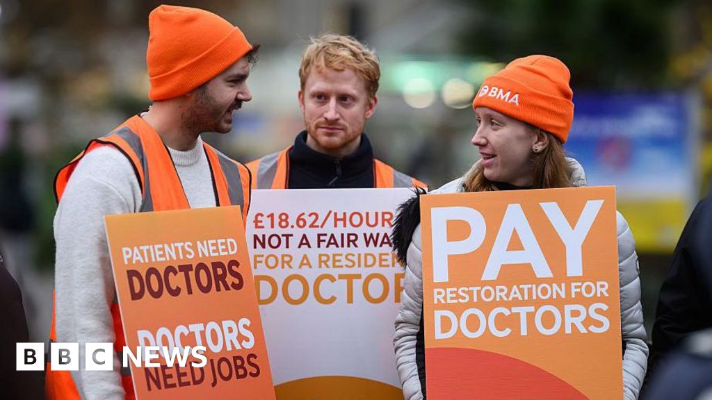 Why are resident doctors striking and what do they earn?