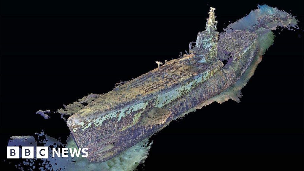 The останките от подводница на американския флот потопила най много