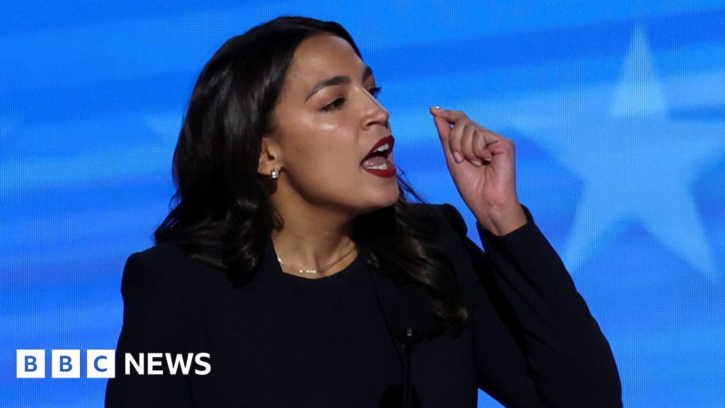 'We have to help her win': AOC gives Harris backing at DNC