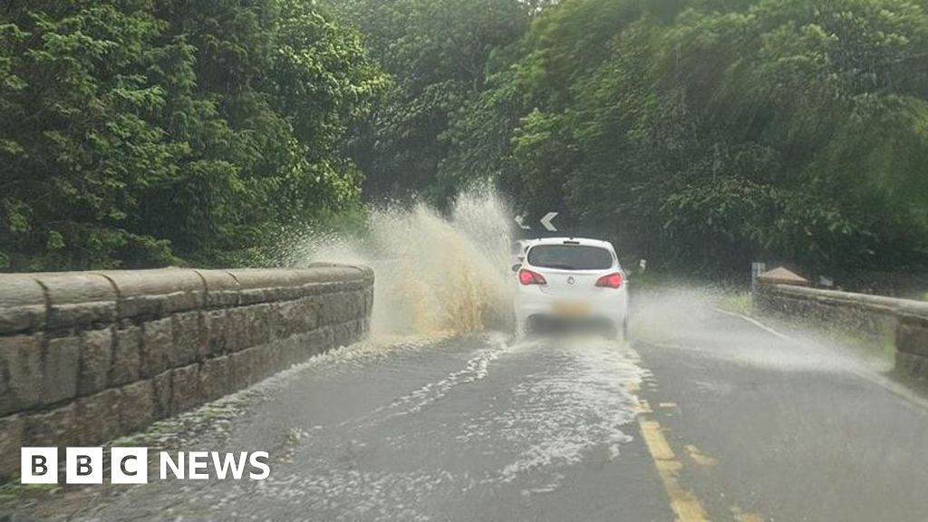 Heavy rain hits travel in north and north east Scotland – BBC News