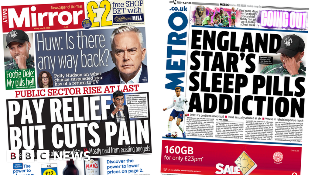 The Papers: 'Pay relief but cuts pain' and Sunak's 'final offer'