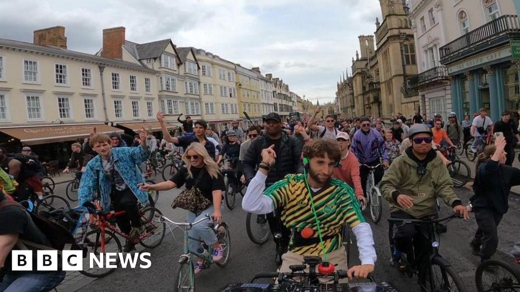 bbc.co.uk - Galya Dimitrova - Oxford prepares for cycling DJ's drum and bass rave