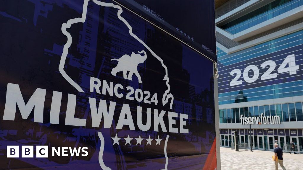 Trump chegou a Milwaukee para a Convenção Nacional Republicana