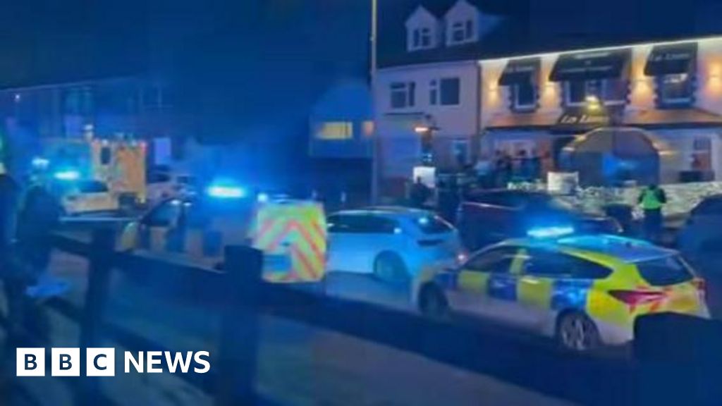 Police taken to hospital after station disturbance