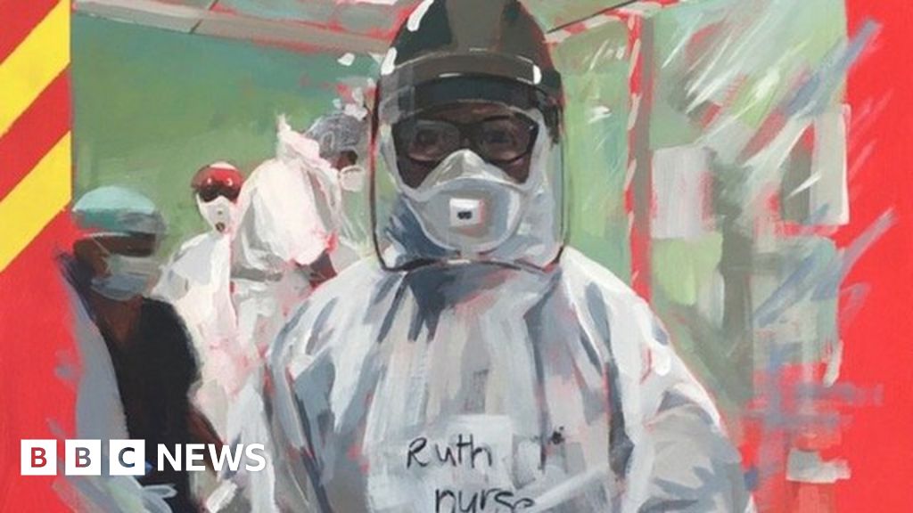 Coronavirus: Leicestershire Artist Paints Portraits For 'NHS Heroes ...