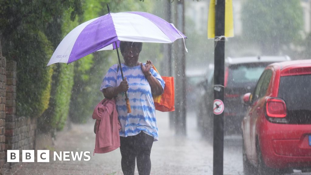 Thunderstorm warning issued for parts of England and Wales