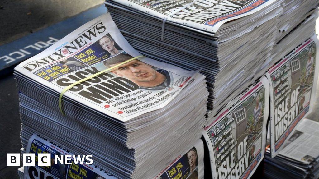 New York Daily News Axes Half Of Its Staff Bbc News