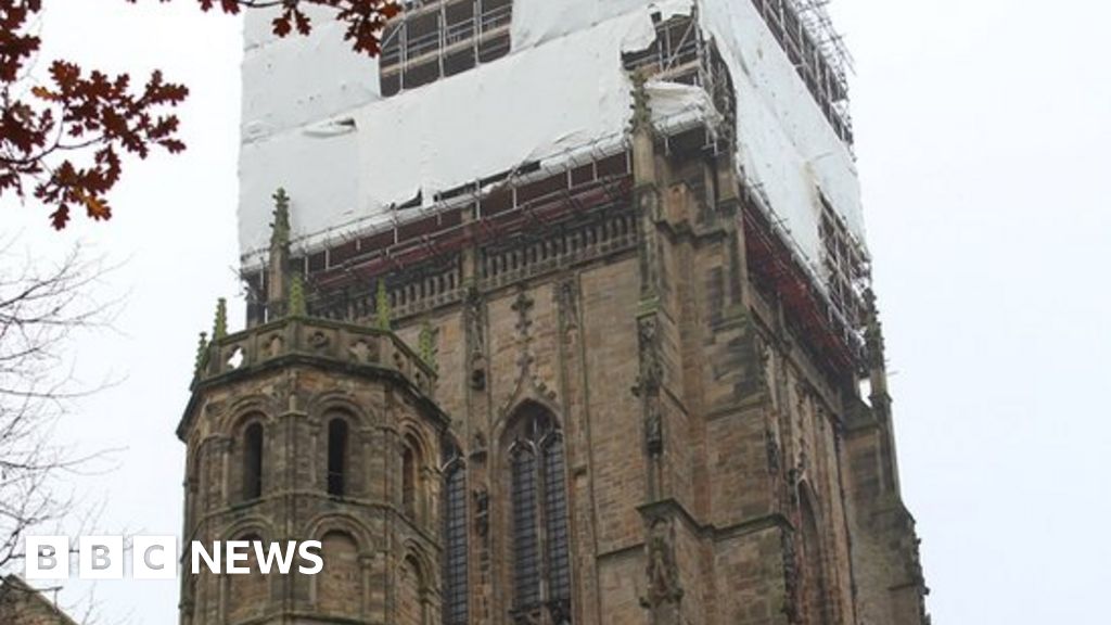 Durham Cathedral Restoration: 'Unwrapping' Begins - BBC News