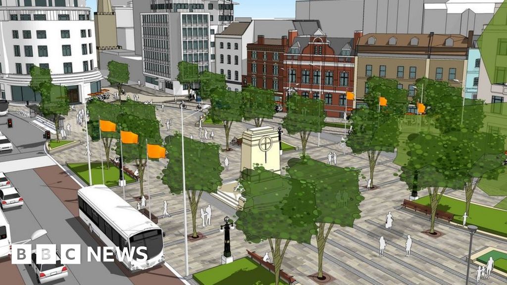 New Bristol city centre road layout opens to traffic - BBC News