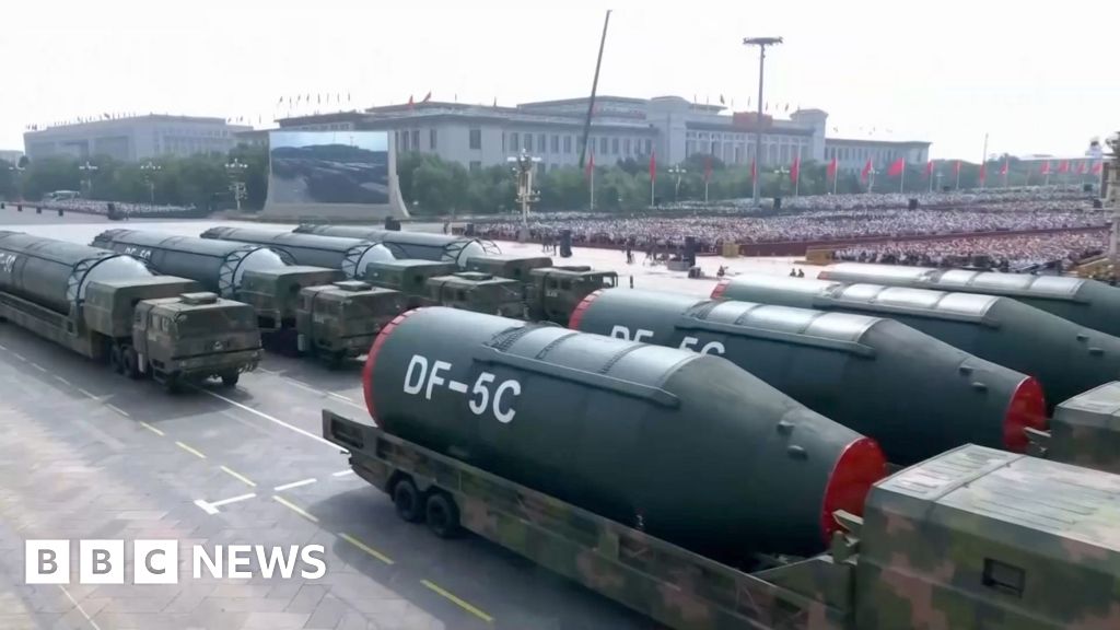 Watch: New ICBM missile on display at Chinas military parade