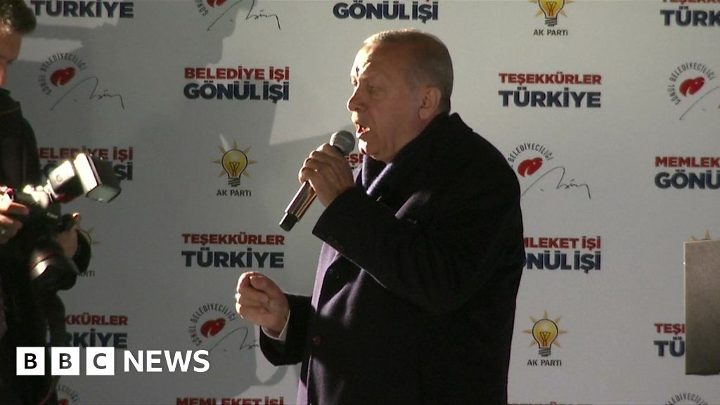 Turkish President Erdogan speech to his supporters