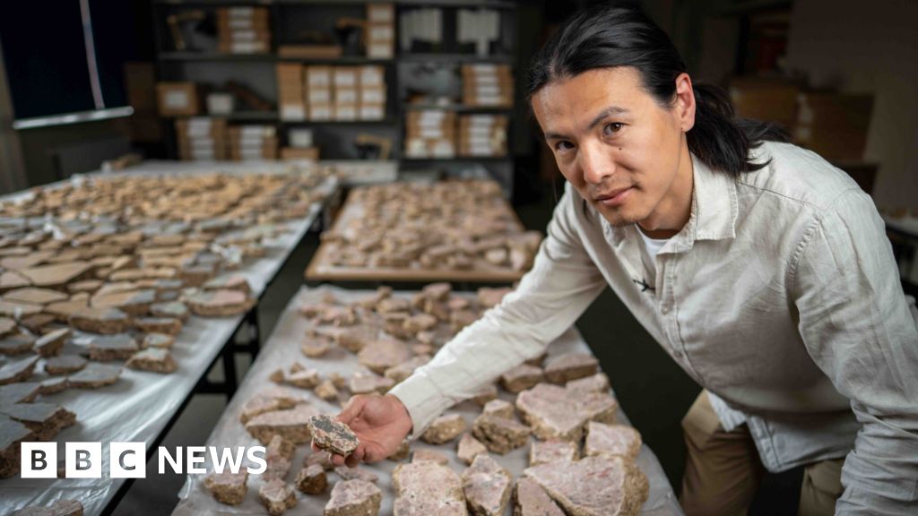 Huge Roman 'jigsaw' reveals 2,000-year-old wall paintings